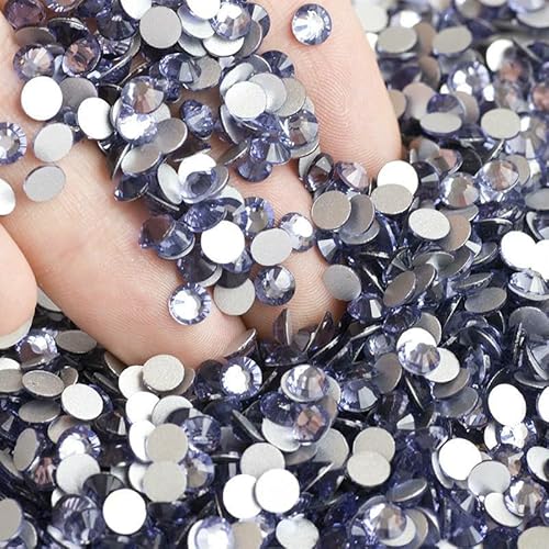 Flatback-Kristall-Strasssteine, Nagelkleidung für Handarbeiten, DIY, Basteln, Dekor, Edelsteine, Tansanit, SS12, 1440 Stück Flatback-Kristall-Strasssteine, Nagelkleidung für Handarbeiten, DIY, Basteln, Dekor, Edelsteine, Tansanit, SS12, 1440 Stück von QOVBD
