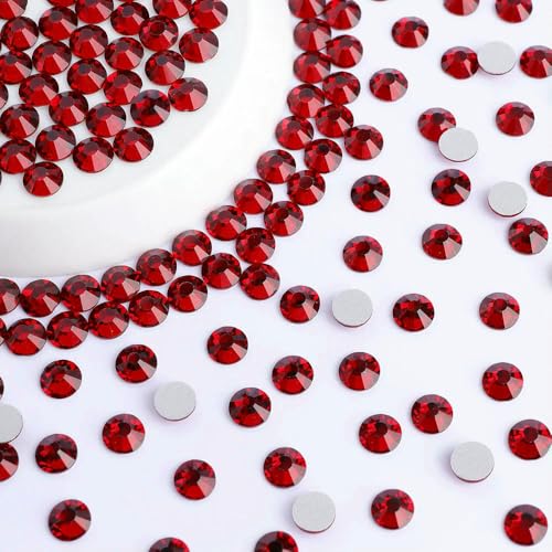 Glas-Strasssteine ohne Hotfix, SS6–SS30, Glitzersteine mit silberner Unterseite, Kristall-Nagelkunst, DIY-Basteldekoration, Dunkelsiam, SS30, 288 Stück Glas-Strasssteine ohne Hotfix, SS6–SS30, Glitzersteine mit silberner Unterseite, Kristall-Nagelkunst, DIY-Basteldekoration, Dunkelsiam, SS30, 288 Stück von QOVBD