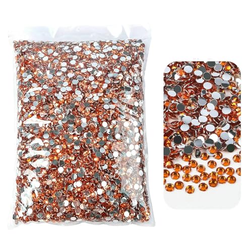 Großhandel 2 mm 3,0 mm 4,0 mm 5 mm 6 mm Flatback-Silberboden-Harz, nicht Hotfix-Strasssteine in Großpackung für DIY-Bastel- und Nagelkunst-Dekoration, 25-SS6, 2 mm, 50.000 Stück von QOVBD