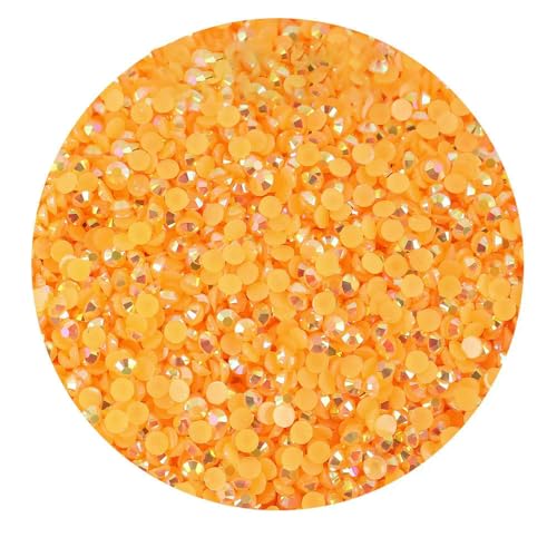 Großhandel 2 mm 3,0 mm 4,0 mm 5 mm 6 mm Flatback-Silberboden-Harz, nicht Hotfix-Strasssteine in Großpackung für DIY-Bastel- und Nagelkunst-Dekoration, jh-SS20, 5 mm, 15.000 Stück von QOVBD