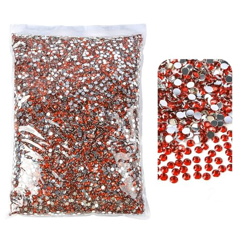 Großhandel 2 mm 3,0 mm 4,0 mm 5 mm 6 mm Flatback-Silberboden-Harz, nicht Hotfix-Strasssteine in Großpackung für DIY-Bastel- und Nagelkunst-Dekoration-16-SS16 4,0 mm 25000 Stück von QOVBD