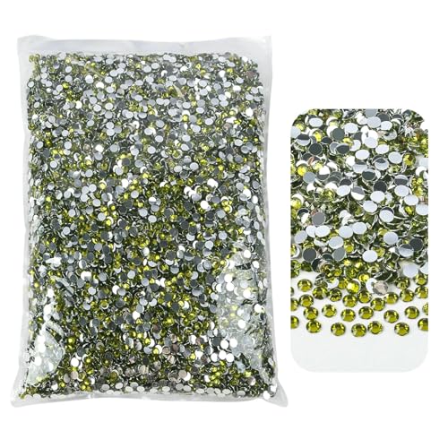 Großhandel 2 mm 3,0 mm 4,0 mm 5 mm 6 mm Flatback-Silberboden-Harz, nicht Hotfix-Strasssteine in Großpackung für DIY-Bastel- und Nagelkunst-Dekoration-36-SS16 4,0 mm 25000 Stück von QOVBD