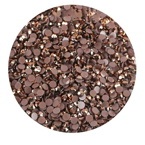 Großhandel 2 mm 3,0 mm 4,0 mm 5 mm 6 mm Flatback-Silberboden-Harz, nicht Hotfix-Strasssteine in Großpackung für DIY-Bastel- und Nagelkunst-Dekoration-37-SS10 3,0 mm 50000 Stück von QOVBD