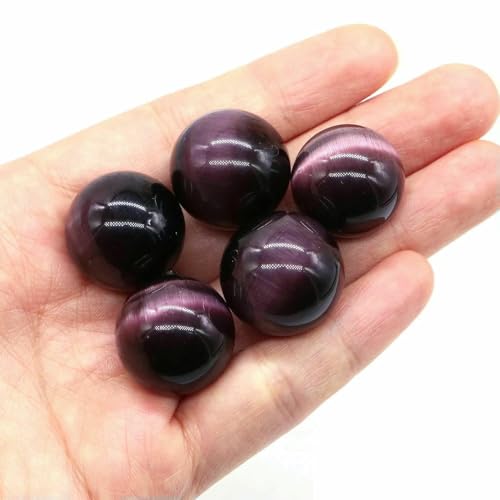 Großhandel 20 mm Naturstein, runde Kugel, Amethyst, Energiekristallperle, DIY-Edelsteinkugel, Halskette, Mineralprobe, Heimdekoration, lila Katzenauge, 1 Stück Großhandel 20 mm Naturstein, runde Kugel, Amethyst, Energiekristallperle, DIY-Edelsteinkugel, Halskette, Mineralprobe, Heimdekoration, lila Katzenauge, 1 Stück von QOVBD