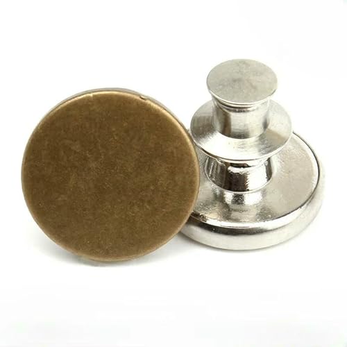 Knopf Einziehbare Jeansknöpfe Verstellbare und Abnehmbare Nagel- Metallknöpfe Überholte und Kleine Taillenknöpfe * 3Stk-B Knopf Einziehbare Jeansknöpfe Verstellbare und Abnehmbare Nagel- Metallknöpfe Überholte und Kleine Taillenknöpfe * 3Stk-B von QOVBD