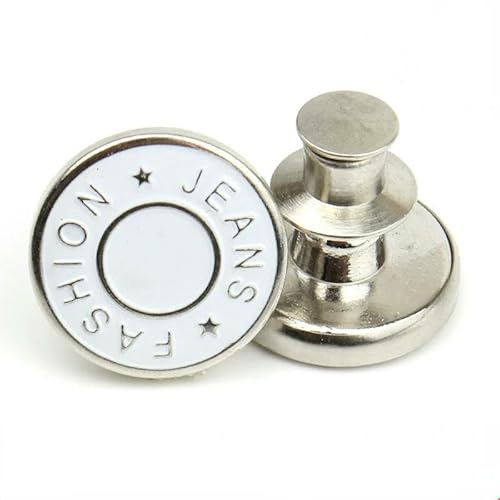 Knopf Einziehbare Jeansknöpfe Verstellbare und Abnehmbare Nagel- Metallknöpfe Überholte und Kleine Taillenknöpfe * 3Stk-J Knopf Einziehbare Jeansknöpfe Verstellbare und Abnehmbare Nagel- Metallknöpfe Überholte und Kleine Taillenknöpfe * 3Stk-J von QOVBD