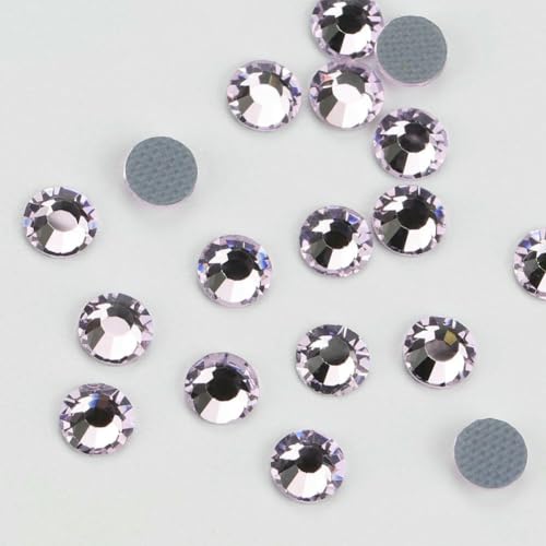 Lilafarbene Flatback-Hotfix-Strasssteine für Schuhe, Taschen, Stoff, Kleidungsdekoration, DIY-Schmuckzubehör – 184 Blasslila – 2,4,0 mm SS8, 1440 Stück Lilafarbene Flatback-Hotfix-Strasssteine für Schuhe, Taschen, Stoff, Kleidungsdekoration, DIY-Schmuckzubehör – 184 Blasslila – 2,4,0 mm SS8, 1440 Stück von QOVBD