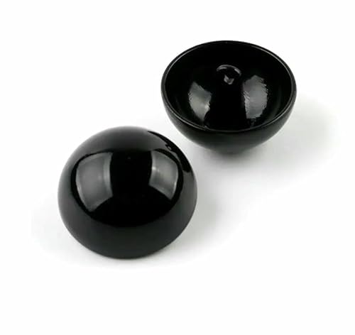 Los = 10 Stück Nähzubehör, dekorative Metallknöpfe für Kleidung, Bouton Fantaisie, Botones zum Basteln, Farbe: Silber, Gold, Schwarz – wie abgebildet – 11,5 mm von QOVBD