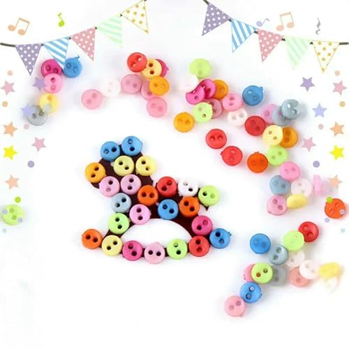 Mini-Knöpfe für Puppen und Plüschspielzeug-Kleidung, und Designs, 3,0 mm, 4,0 mm, 5 mm, 6 mm, 100 Stück – 4,0 mm, gemischt, rund, 1 Mini-Knöpfe für Puppen und Plüschspielzeug-Kleidung, und Designs, 3,0 mm, 4,0 mm, 5 mm, 6 mm, 100 Stück – 4,0 mm, gemischt, rund, 1 von QOVBD