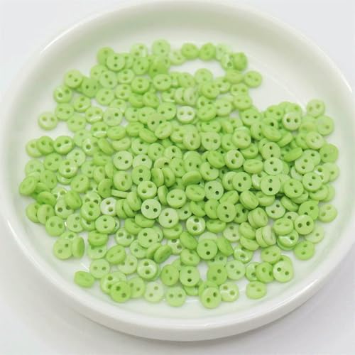 Mini-Knöpfe für Puppen und Plüschspielzeug-Kleidung, und Designs, 3,0 mm, 4,0 mm, 5 mm, 6 mm, 100 Stück – 4,0 mm, grün, rund Mini-Knöpfe für Puppen und Plüschspielzeug-Kleidung, und Designs, 3,0 mm, 4,0 mm, 5 mm, 6 mm, 100 Stück – 4,0 mm, grün, rund von QOVBD