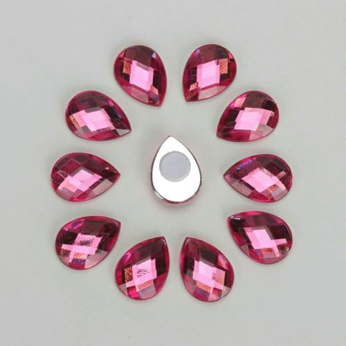 NKS 50 Stück Wassertropfenform, praktisch zum Aufkleben, selbstklebend, Acryl-Strasssteine für Möbel, Heimdekoration, DIY-Rose, 18 x 25 mm, 30 Stück NKS 50 Stück Wassertropfenform, praktisch zum Aufkleben, selbstklebend, Acryl-Strasssteine für Möbel, Heimdekoration, DIY-Rose, 18 x 25 mm, 30 Stück von QOVBD