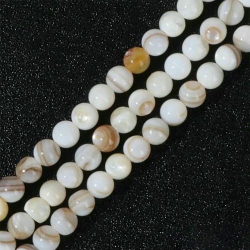Natürliche Muschelperlen, weiße Perlmuttmuschel, Herz, runde Perlen in Sternform, zur Schmuckherstellung, DIY-Charm-Halskette, Armband, 15 Zoll – 5 rund, Natürliche Muschelperlen, weiße Perlmuttmuschel, Herz, runde Perlen in Sternform, zur Schmuckherstellung, DIY-Charm-Halskette, Armband, 15 Zoll – 5 rund, von QOVBD