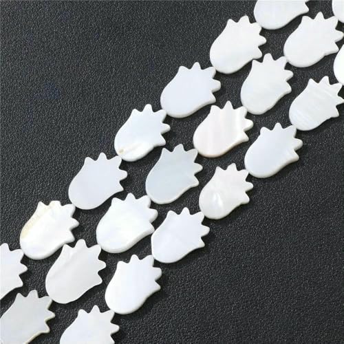 Natürliche Muschelperlen, weiße Perlmuttmuschel, Herz, runde Sternform, Perlen zur Schmuckherstellung, DIY-Charm-Halskette, Armband, 15-37 Zoll, Handform, Natürliche Muschelperlen, weiße Perlmuttmuschel, Herz, runde Sternform, Perlen zur Schmuckherstellung, DIY-Charm-Halskette, Armband, 15-37 Zoll, Handform, von QOVBD