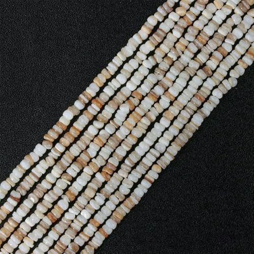 Natürliche Muschelperlen, weiße Perlmuttmuschel, Herzform, runde Perlen in Sternform, für die Schmuckherstellung, DIY-Charm-Halskette, Armband, 38,1 cm – Natürliche Muschelperlen, weiße Perlmuttmuschel, Herzform, runde Perlen in Sternform, für die Schmuckherstellung, DIY-Charm-Halskette, Armband, 38,1 cm – von QOVBD