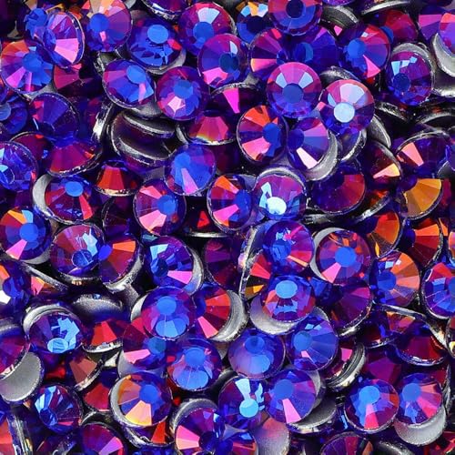 Neue SS6-SS30 Glaskristall-Strasssteine, Glitzer-Strass, flache Rückseite, für DIY-Nagelkunst, Basteldekoration, Saphirlicht, SS20, 1440 Stück Neue SS6-SS30 Glaskristall-Strasssteine, Glitzer-Strass, flache Rückseite, für DIY-Nagelkunst, Basteldekoration, Saphirlicht, SS20, 1440 Stück von QOVBD