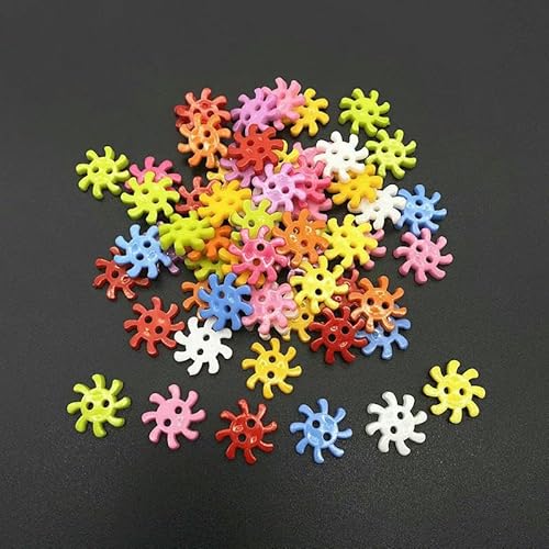 New Multi-style Color 2 Hole Buttons Baby and Children's Clothing Sewing Button Scrapbook DIY Clothing Accessories-22 von QOVBD