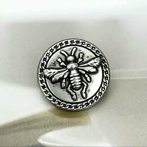Popular Clothes Buttons Bee Motif Metal Button Fashion Embellishments for Clothing Sewing Accessories Buttons 10PCS/Lot-5-95-1-15mm Popular Clothes Buttons Bee Motif Metal Button Fashion Embellishments for Clothing Sewing Accessories Buttons 10PCS/Lot-5-95-1-15mm von QOVBD