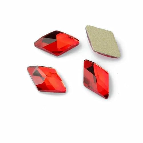 Red Saim, mehrere Formen, flache Rückseite, Nagel-Strasssteine, speziell geformte Kristalle, Nagelkunst-Steine, personalisierte 3D-Dekoration, 6 x 10 mm, 100 Stück Red Saim, mehrere Formen, flache Rückseite, Nagel-Strasssteine, speziell geformte Kristalle, Nagelkunst-Steine, personalisierte 3D-Dekoration, 6 x 10 mm, 100 Stück von QOVBD