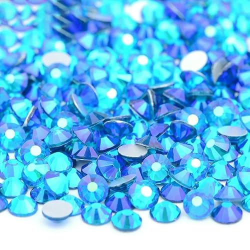 SS16 SS20 SS30 Großes Paket Glas-Strasssteine, flache Rückseite, Diamanten, nicht Hotfix, runde Strasssteine für Nagelkunst, 56 Grüner Zirkon AB, SS20, 100 g, 14400 S SS16 SS20 SS30 Großes Paket Glas-Strasssteine, flache Rückseite, Diamanten, nicht Hotfix, runde Strasssteine für Nagelkunst, 56 Grüner Zirkon AB, SS20, 100 g, 14400 S von QOVBD