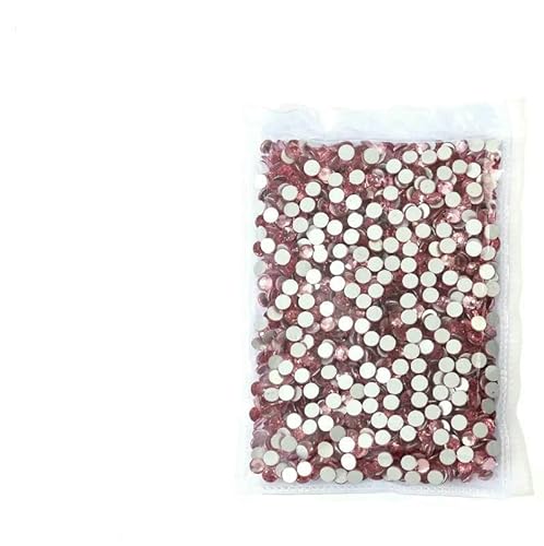SS3~SS20 Superhelle Kristallglas-Strasssteine, flache Rückseite, SS3-SS8, nicht HotFix, flache Rückseite für Nagelkunst-Dekorationen, Hellrosa, SS20, 1440 Stück SS3~SS20 Superhelle Kristallglas-Strasssteine, flache Rückseite, SS3-SS8, nicht HotFix, flache Rückseite für Nagelkunst-Dekorationen, Hellrosa, SS20, 1440 Stück von QOVBD