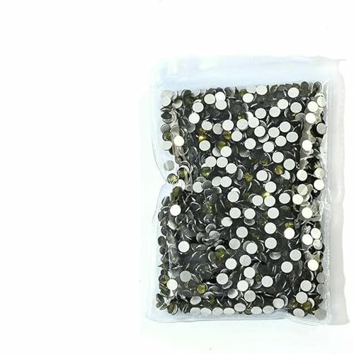 SS3~SS20 Superhelle Kristallglas-Strasssteine, flache Rückseite, SS3-SS8, nicht HotFix, flache Rückseite für Nagelkunst-Dekorationen, Olivin, SS6, 1440 Stück SS3~SS20 Superhelle Kristallglas-Strasssteine, flache Rückseite, SS3-SS8, nicht HotFix, flache Rückseite für Nagelkunst-Dekorationen, Olivin, SS6, 1440 Stück von QOVBD