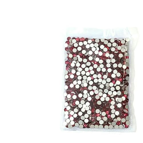 SS3~SS20 Superhelle Kristallglas-Strasssteine, flache Rückseite, SS3-SS8, nicht HotFix, flache Rückseite für Nagelkunst-Dekorationen, Rosérot, SS20, 1440 Stück SS3~SS20 Superhelle Kristallglas-Strasssteine, flache Rückseite, SS3-SS8, nicht HotFix, flache Rückseite für Nagelkunst-Dekorationen, Rosérot, SS20, 1440 Stück von QOVBD