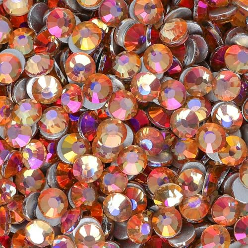 SS3-SS30 Blaue Fee, nicht Hotfix-Strasssteine, flache Rückseite, Kristalle, Steine, Nagel-Edelsteine, zum Aufkleben auf Diamant-Strass, DIY-Dekorationszubehör – Champagnerl von QOVBD