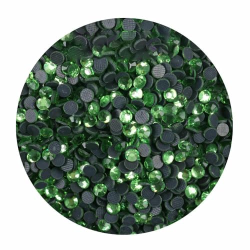 SS6 SS30 Crystal AB Hotfix-Steine, Hotfix-Strass, Glitzer-Kristall, zum Aufbügeln für Kleidungsstücke, Kleider, 11–2 mm (SS6), 1440 Stück von QOVBD