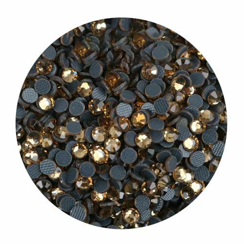SS6 SS30 Crystal AB Hotfix-Steine, Hotfix-Strass, Glitzer-Kristall, zum Aufbügeln für Kleidungsstücke, Kleider, 16–5 mm (SS20), 1440 Stück von QOVBD