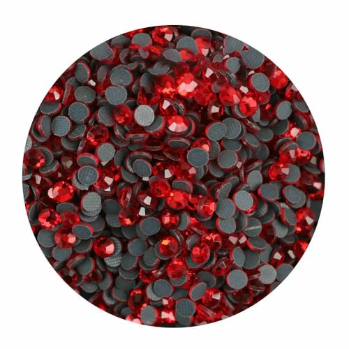 SS6 SS30 Crystal AB Hotfix-Steine, Hotfix-Strass, Glitzer-Kristall, zum Aufbügeln für Kleidungsstücke, Kleider, 20–4,0 mm (SS16), 1440 Stück von QOVBD