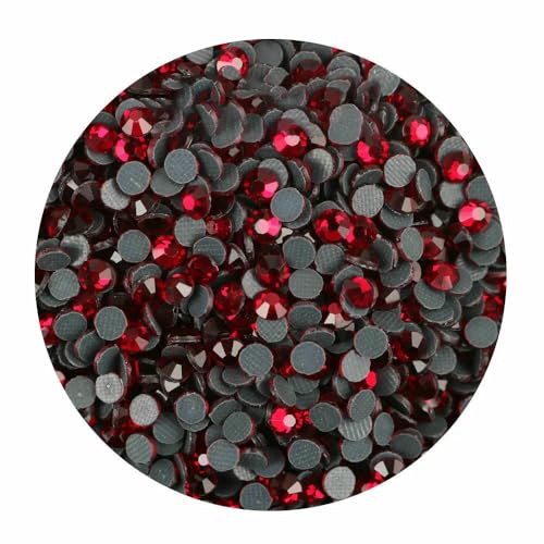SS6 SS30 Crystal AB Hotfix-Steine, Hotfix-Strass, Glitzer-Kristall, zum Aufbügeln für Kleidungsstücke, Kleider, 24–3,0 mm (SS10), 1440 Stück von QOVBD