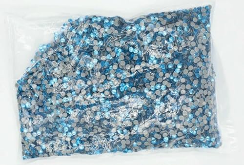 SS6-SS30 Großpackung, Großhandel, bessere Hotfix-Strasssteine, Kristall-Hotfix-Strasssteine für Kleidungsstücke, Aquamarin, SS16, 14400 Stück SS6-SS30 Großpackung, Großhandel, bessere Hotfix-Strasssteine, Kristall-Hotfix-Strasssteine für Kleidungsstücke, Aquamarin, SS16, 14400 Stück von QOVBD