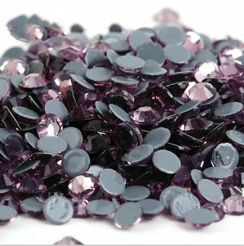 SS6-SS30 Großpackung, Großhandel, bessere Hotfix-Strasssteine, Kristall-Hotfix-Strasssteine für Kleidungsstücke, heller Amethyst, SS30, 2880 Stück SS6-SS30 Großpackung, Großhandel, bessere Hotfix-Strasssteine, Kristall-Hotfix-Strasssteine für Kleidungsstücke, heller Amethyst, SS30, 2880 Stück von QOVBD