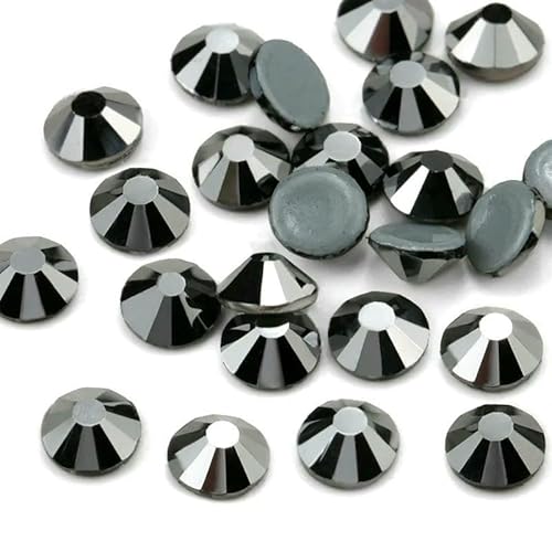 SS6-SS30 Mehrfarbiger Crystal AB Hot Fix Strass Kristall Super Glitter Strass zum Aufbügeln für Nailart Stoff Kleidungsstück-Jet Hämatit-SS10-1440 Stück SS6-SS30 Mehrfarbiger Crystal AB Hot Fix Strass Kristall Super Glitter Strass zum Aufbügeln für Nailart Stoff Kleidungsstück-Jet Hämatit-SS10-1440 Stück von QOVBD