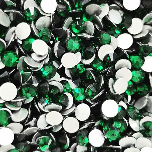 Strasssteinchen in den Größen SS3~SS20, Kristall, kein Hotfix, superheller Glas-Strass, DIY-Nagelkunst-Dekorationen, Smaragdgrün, SS6, 1440 Stück Strasssteinchen in den Größen SS3~SS20, Kristall, kein Hotfix, superheller Glas-Strass, DIY-Nagelkunst-Dekorationen, Smaragdgrün, SS6, 1440 Stück von QOVBD