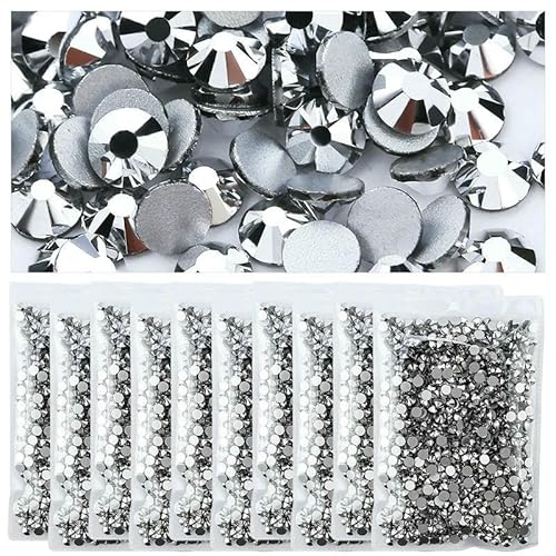 Strasssteine für Kleidung, DIY, flache Rückseite, Diamant-Nagel-Strasssteine, Dekorationen, Kristalle, AB, Glitzer, Gesichtskunst, Stein, Splitter, SS20 x 10 Beutel Strasssteine für Kleidung, DIY, flache Rückseite, Diamant-Nagel-Strasssteine, Dekorationen, Kristalle, AB, Glitzer, Gesichtskunst, Stein, Splitter, SS20 x 10 Beutel von QOVBD