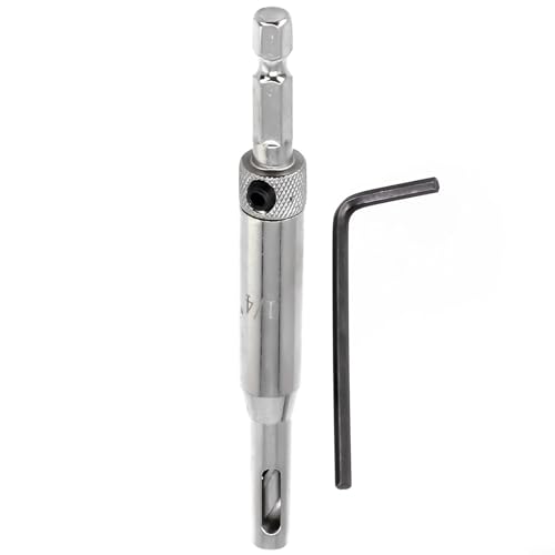 Präzise Positionierung Scharnierbohrer Set mit L Typ Schraubenschlüssel für Holzbearbeitung Effizienz (1/4 mm) von QOXEZY