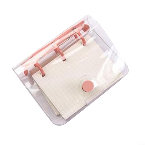 Stilvoller Mini-Scrapbook-Planer mit Bindungssystem, ideal für kreative Projekte, Rot Stilvoller Mini-Scrapbook-Planer mit Bindungssystem, ideal für kreative Projekte, Rot von QOXEZY