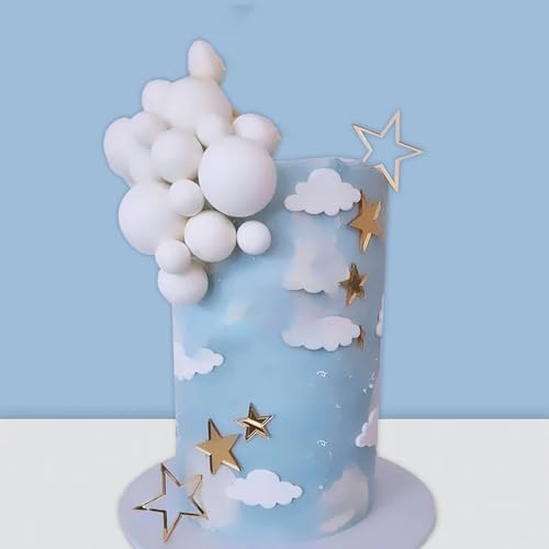10 x Stern-Kuchenaufsätze, verspiegelte Acryl-Kuchendekorationen für Babyparty, Hochzeit, Verlobung, Brautparty, Geburtstagsparty 10 x Stern-Kuchenaufsätze, verspiegelte Acryl-Kuchendekorationen für Babyparty, Hochzeit, Verlobung, Brautparty, Geburtstagsparty von QPARTYFIRE