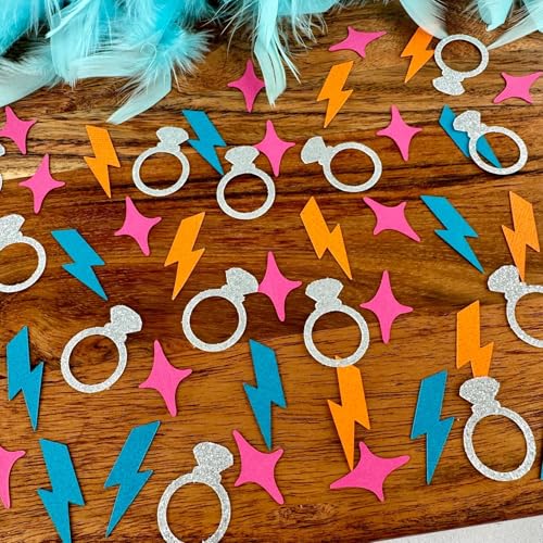 100 Stück Tisch-Konfetti, Stern, Ring-Tischkonfetti für Kinder, Jungen, Geburtstagsparty-Dekorationen, Abschlussfeier, Babyparty, Karneval, Party-Dekorationen 100 Stück Tisch-Konfetti, Stern, Ring-Tischkonfetti für Kinder, Jungen, Geburtstagsparty-Dekorationen, Abschlussfeier, Babyparty, Karneval, Party-Dekorationen von QPARTYFIRE