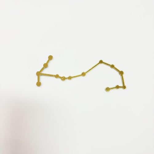 Skorpion-Kuchenaufsätze, Acryl, Gold, 12 Sternbilder, Oktober, November, Geburtstag, Kuchendekoration, Horoskop, Astrologie, Geburtstagsparty-Zubehör von QPARTYFIRE