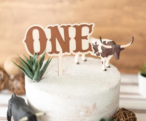 Tortenaufsatz "My First Rodeo", Cowboy-Geburtstag, Kuchendekoration für den ersten westlichen Geburtstag, wie der Westen eins war von QPARTYFIRE