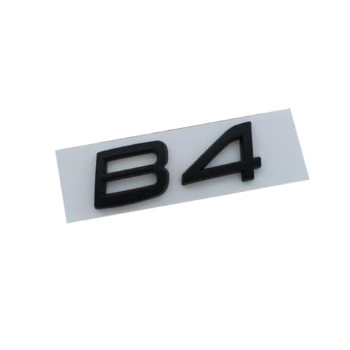 QPDDFG Auto Emblem für Volvo B4 S40 S60 S80 S90 XC40 XC60 XC90, Auto Buchstaben Abzeichen Badge Aufkleber, Abzeichen Embleme Buchstaben Auto Badge Aufkleber Sticker Dekoration,A Black von QPDDFG