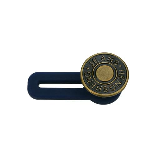 1/5 Stück Metallknopfverlängerung zum Nähen von Hosen, Jeans, verstellbare, einziehbare Taillenverlängerungen, Knopfbund-Expander, Bronze B-1 Stück 1/5 Stück Metallknopfverlängerung zum Nähen von Hosen, Jeans, verstellbare, einziehbare Taillenverlängerungen, Knopfbund-Expander, Bronze B-1 Stück von QPFNEI