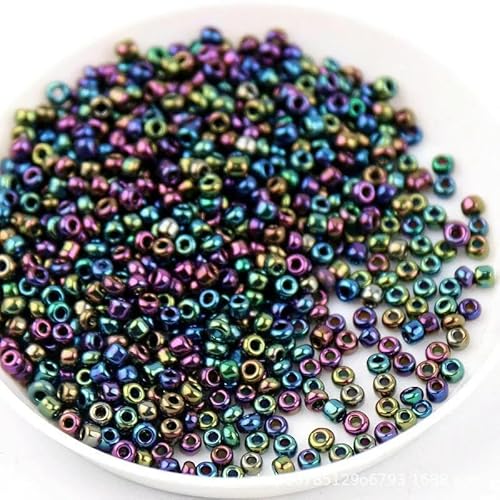 1,5 mm, 2 mm, 3,0 mm, 4,0 mm, Vintage-Metallic-Glasperlen, 15/0, 12/0, 8/0, 6/0, Rocailles-Perlen für Handarbeiten, Schmuckherstellung, DIY, handgefertigtes Nähen, 10–5 g, 4,0 mm, 72 St 1,5 mm, 2 mm, 3,0 mm, 4,0 mm, Vintage-Metallic-Glasperlen, 15/0, 12/0, 8/0, 6/0, Rocailles-Perlen für Handarbeiten, Schmuckherstellung, DIY, handgefertigtes Nähen, 10–5 g, 4,0 mm, 72 St von QPFNEI