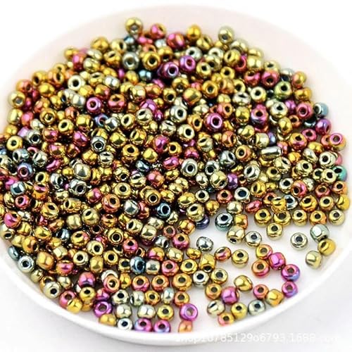 1,5 mm, 2 mm, 3,0 mm, 4,0 mm, Vintage-Metallic-Glasperlen, 15/0, 12/0, 8/0, 6/0, Rocailles-Perlen für Handarbeiten, Schmuckherstellung, DIY, handgefertigtes Nähen, 11–5 g, 4,0 mm, 72 St 1,5 mm, 2 mm, 3,0 mm, 4,0 mm, Vintage-Metallic-Glasperlen, 15/0, 12/0, 8/0, 6/0, Rocailles-Perlen für Handarbeiten, Schmuckherstellung, DIY, handgefertigtes Nähen, 11–5 g, 4,0 mm, 72 St von QPFNEI