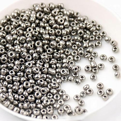 1,5 mm, 2 mm, 3,0 mm, 4,0 mm, Vintage-Metallic-Glasperlen, 15/0, 12/0, 8/0, 6/0, Rocailles-Perlen für Handarbeiten, Schmuckherstellung, DIY, handgefertigtes Nähen, 4–5 g, 3,0 mm, 180 St 1,5 mm, 2 mm, 3,0 mm, 4,0 mm, Vintage-Metallic-Glasperlen, 15/0, 12/0, 8/0, 6/0, Rocailles-Perlen für Handarbeiten, Schmuckherstellung, DIY, handgefertigtes Nähen, 4–5 g, 3,0 mm, 180 St von QPFNEI