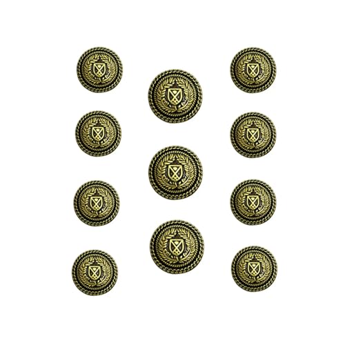 1 Set Schild-Metallknöpfe im britischen Stil für Anzug, Blazer, Jacke, Sportmantel, DIY-Bastelarbeiten, Stoffkleidung, G-18–23,0 mm 1 Set Schild-Metallknöpfe im britischen Stil für Anzug, Blazer, Jacke, Sportmantel, DIY-Bastelarbeiten, Stoffkleidung, G-18–23,0 mm von QPFNEI