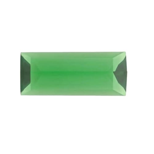 1 x 2 mm ~ 3 x 6 mm, 50/100 Stück, rechteckiger Schliff, mehrfarbige Zirkonia, lose CZ-Perlen, 5A, synthetische Edelsteine für Schmuck, Grün Nano, 2 x 3,0 mm, 100 Stück von QPFNEI