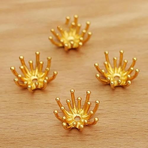 10–50 Stück, 20 mm, Blumen-Filigranperlenkappen, Blütenblattanhänger, Charms, Staubblätter, Perlenkappen, Basis für Hochzeit, Haarschmuckherstellung, DIY, 20 mm, Gold, 10 Stück 10–50 Stück, 20 mm, Blumen-Filigranperlenkappen, Blütenblattanhänger, Charms, Staubblätter, Perlenkappen, Basis für Hochzeit, Haarschmuckherstellung, DIY, 20 mm, Gold, 10 Stück von QPFNEI